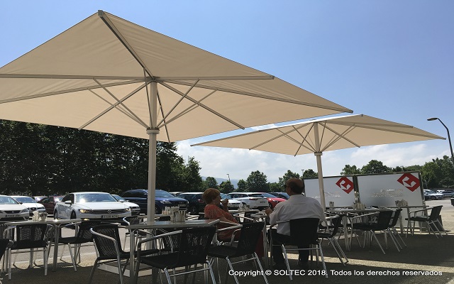 Parasoles para hosteleria