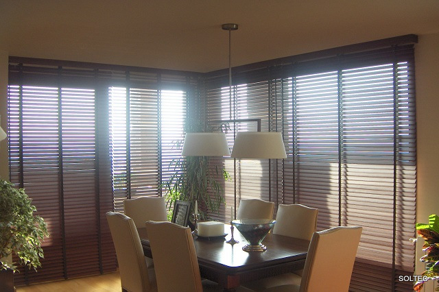Veneciana madera. Cortinas en Asturias