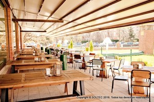 Pergola tensada