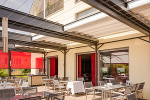 Pergola motorizada, Astano. Pergolas en Asturias