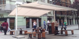 Toldo a dos aguas