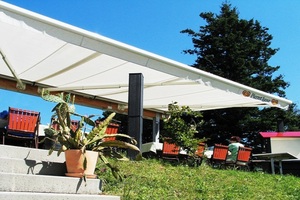 Toldo brazos telescopicos. Toldos en Asturias