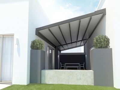 Pergola entreparedes 